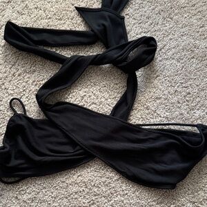 Urban Outfitters Black Wrap Bra